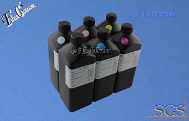 Tinta curável conduzida UV de 8 cores para a impressão UV larga da tinta de impressora do diodo emissor de luz do formato de Epson Pro7800