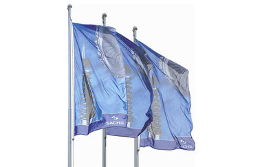 A tela de seda as bandeiras feitas sob encomenda impressas da pena aperfeiçoam bandeiras nacionais da penetração da tintura