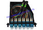 Gaveta do painel de remendo 24Core da fibra óptica MPO para telecomunicações