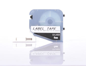 prata 6mm - 12mm da fita do espaço livre do fabricante da etiqueta da identificação do cabo para a impressora do tubo