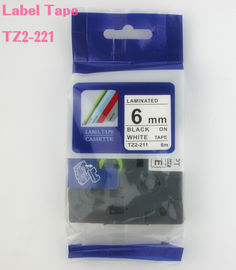 substituição da fita do fabricante da etiqueta do P-toque para a fita branca da etiqueta do irmão TZ-211