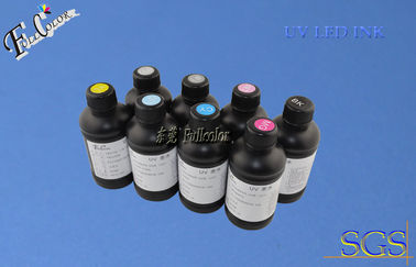 A tinta curável conduzida UV para a tinta larga do Inkjet do formato de Epson Pro4800/impressora do leito, 8 colore a tinta da luz UV