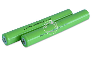 Bloco poderoso 2.4V AA 900mAh da bateria de Nimh com o tubo do psiquiatra do PVC