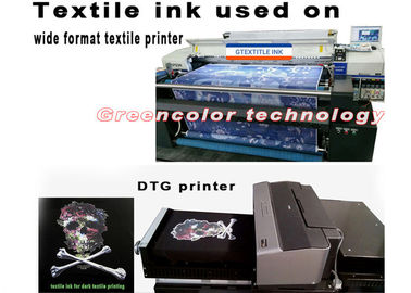 A tinta branca de matéria têxtil para dirige à impressão do vestuário, tinta de matéria têxtil da impressora de EPSON DX5
