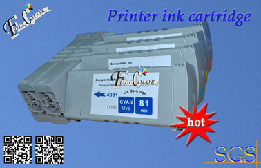 Cartucho de tinta imprimindo rápido da tintura de HP 81 BK C M Y 680ml para a impressora de HP Desiginjet D5800 do uso