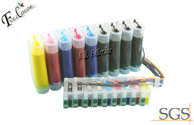 A tinta completa do pigmento reencheu Epson T1571 - cores contínuas 200ml do sistema de fonte 9 da tinta do CISS T1579 cada cor