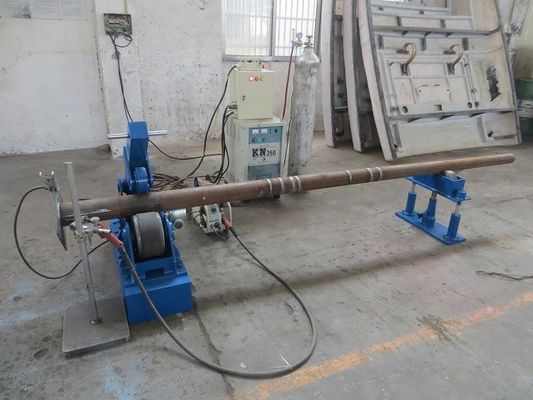 Máquina automática de soldar placas de base para poste de luz cónico, mastro alto, monopólio