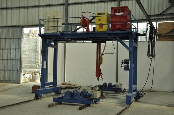 Máquina de soldadura de pólo leve de alta eficiência, máquina de soldadura de pórtico de mastro alto para tubos grandes