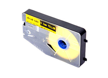 calor da identificação do cabo do silicone - parede dupla do tubo shrinkable resistente, amarelo
