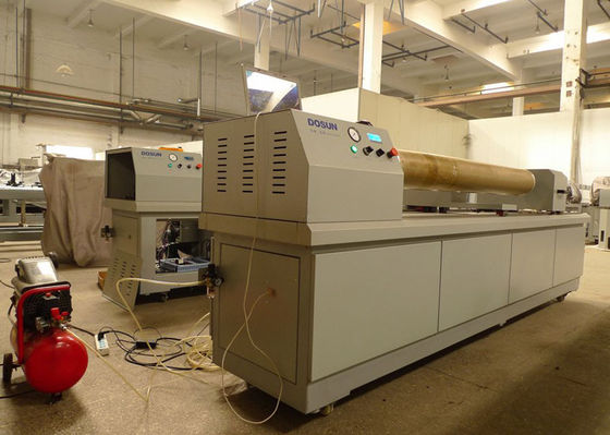 Repetição giratória da tela do gravador 640mm do laser de matéria têxtil, máquina de gravura UV azul