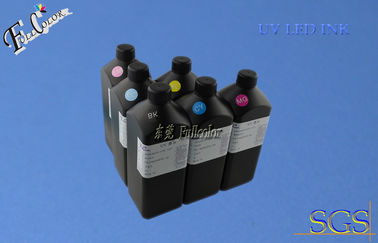 Tinta curável conduzida UV da densidade da cor alta para a impressão uv da cabeça da impressora de Epson DX5