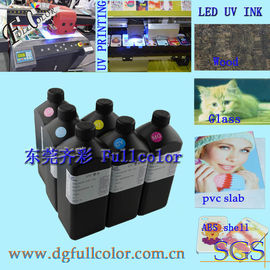 Tinta curável conduzida UV da densidade da cor alta para a impressão uv da cabeça da impressora de Epson DX5