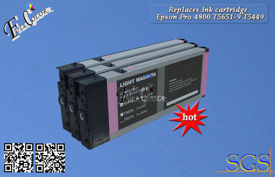 O cartucho de tinta compatível Eposon da impressora pro 4800 substitui Cartridgte T5651-9