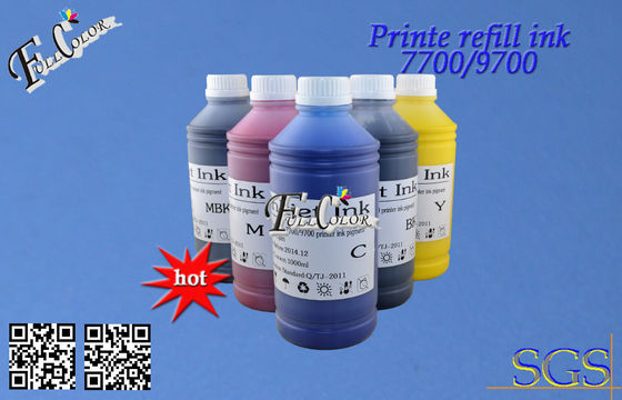 Tinta de impressora compatível da revisão do cliente de 5 estrelas para pacote da garrafa 9710 7710 1000ml de Epson o pro para o revendedor