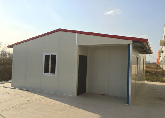 Unidades de aço de pouco peso modernas do bungalow da casa pré-fabricada Não-Shrinking para a família pequena