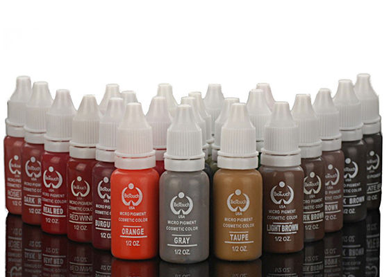 24 pigmentos permanentes da composição de Biotouch das cores para a cara, pigmento da tinta da tatuagem