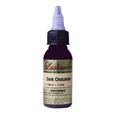 Permanent orgânico do chocolate escuro feito sob encomenda tinta da tatuagem de 4 onças para a pele escura