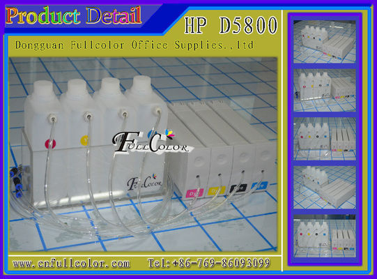 Sistema compatível de distribuição BK C M Y 1000ML do CISS do grande formato de HP81 HP Designjet D5800 pela cor