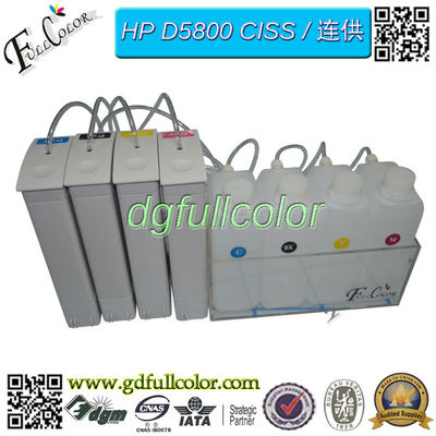 Sistema de fonte contínuo compatível da tinta da impressora BK C M Y do CISS HP Designjet D5800 de DIY HP81