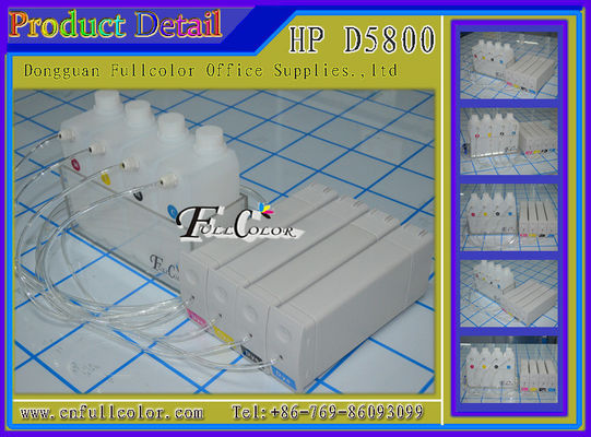 Sistema de fonte contínuo compatível da tinta da impressora BK C M Y do CISS HP Designjet D5800 de DIY HP81