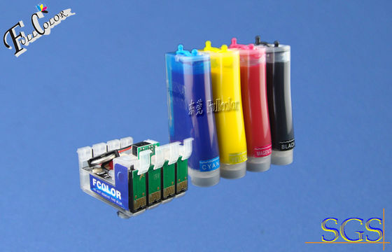Sistema de fonte contínuo da tinta do CISS da impressora compatível para o jogo da tinta do reenchimento do cartucho do epson T1281 da impressora SX130