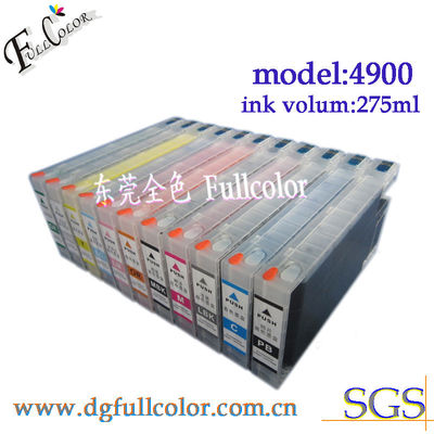 Cartuchos de tinta recarregávéis 350ml do grande formato para a pro impressora 4900/4910 de Epson
